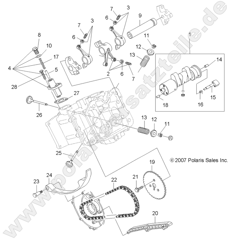 ENGINE, VALVES and CAMSHAFT
