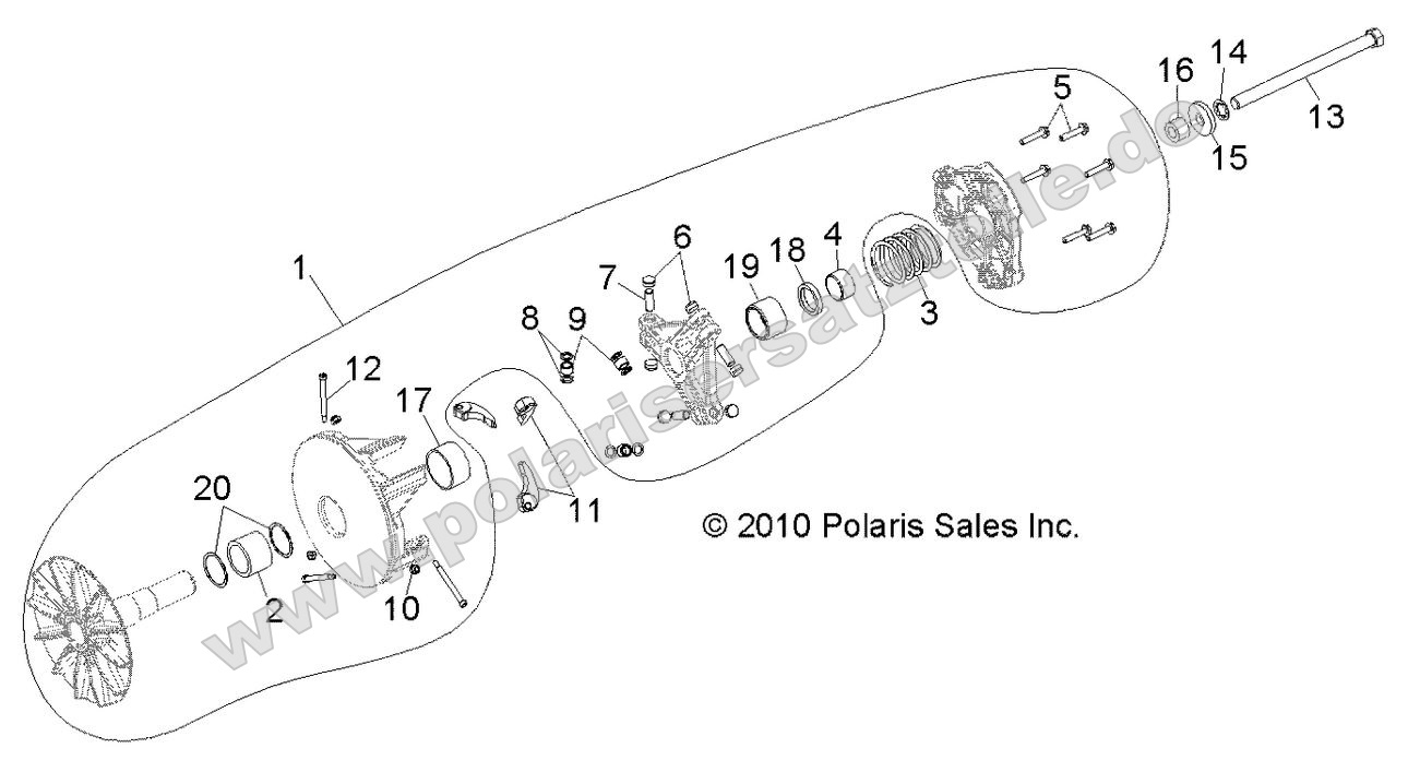 Drive Train, Primary Clutch