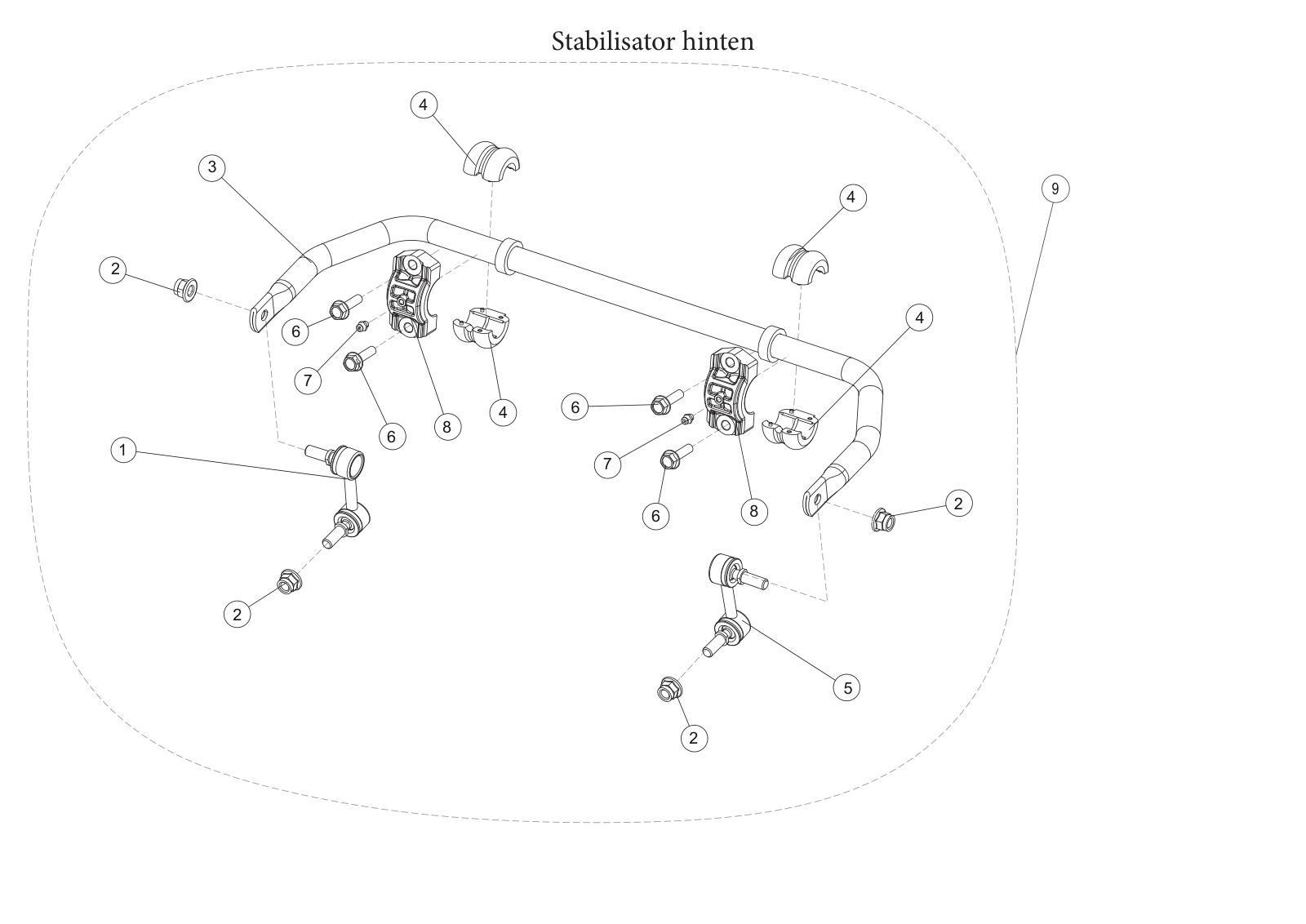 Stabilisator hinten Stabilisator hinten