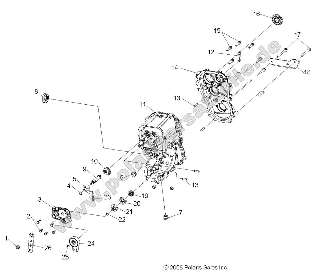 Drive Train, Main Gearcase Drive Train, Main Gearcase