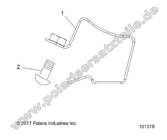 Engine, Fuel Rail Clamp (from 2/3/2017)