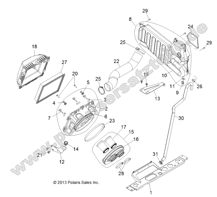ENGINE, AIR INTAKE SYSTEM ENGINE, AIR INTAKE SYSTEM