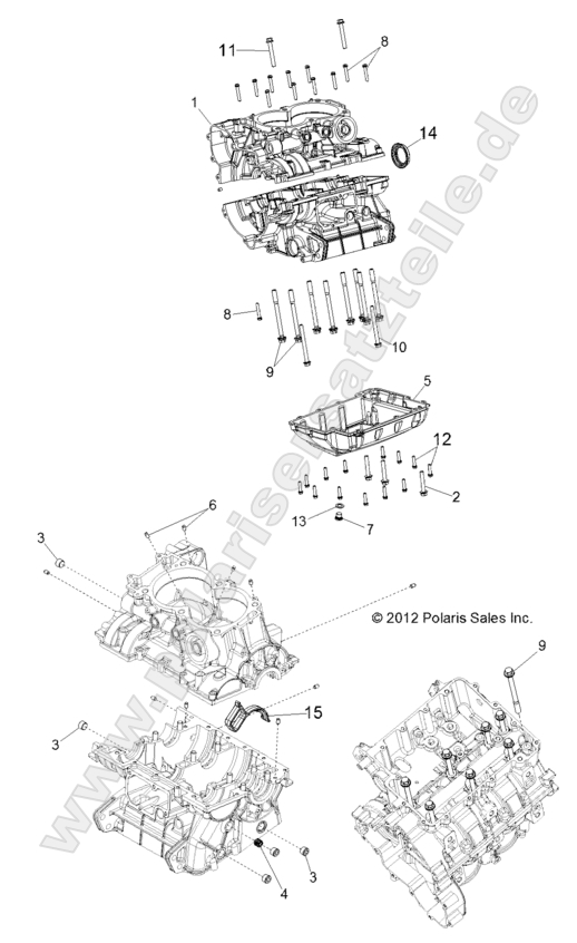 ENGINE, CRANKCASE ENGINE, CRANKCASE