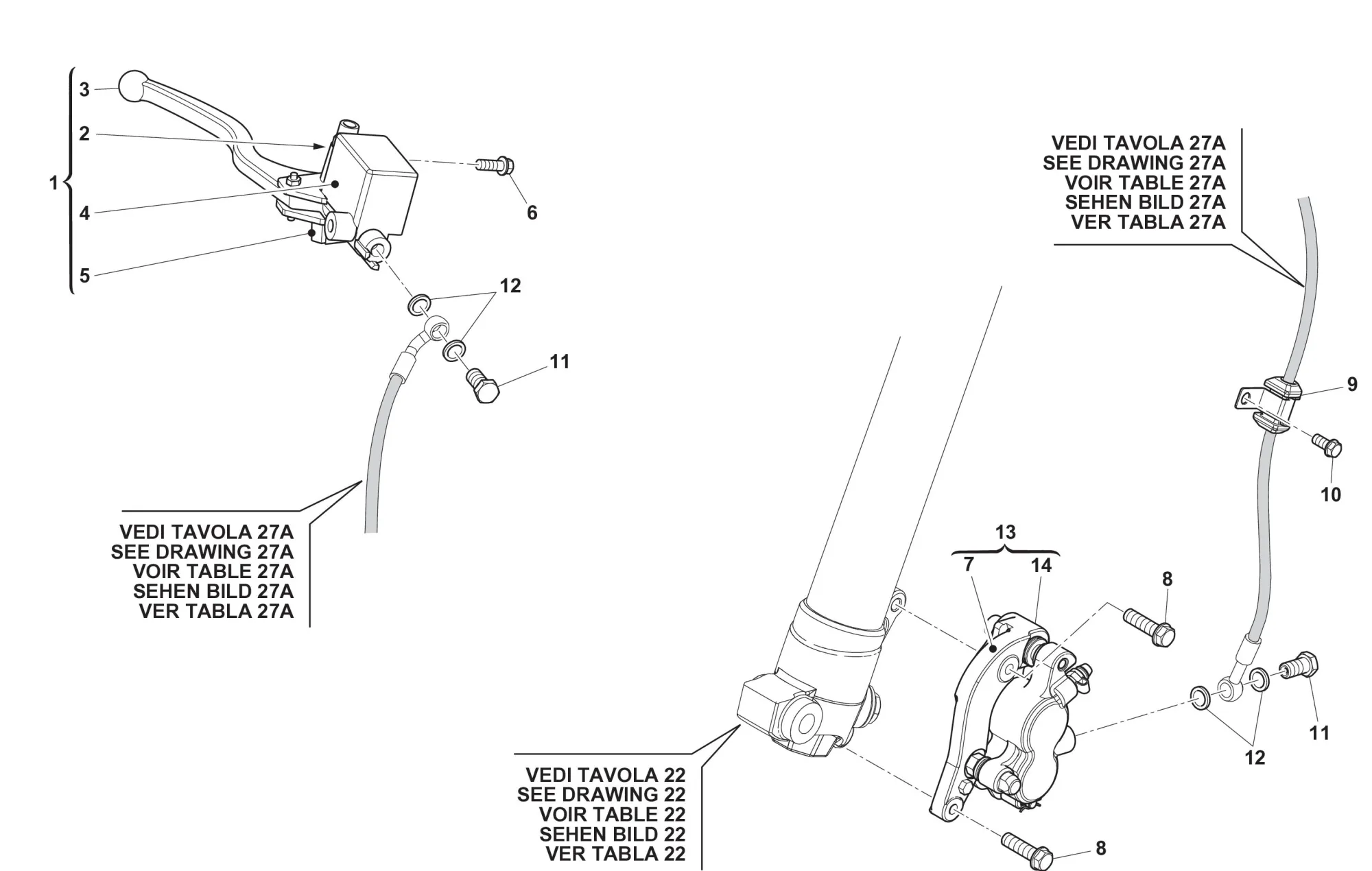 Bremssystem vorne Bremssystem vorne