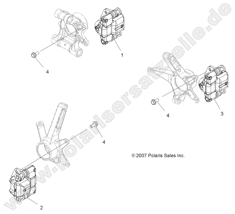 BRAKES, BRAKE CALIPER MOUNTING BRAKES, BRAKE CALIPER MOUNTING