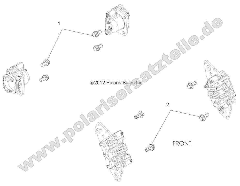 Brakes, Caliper Mounting