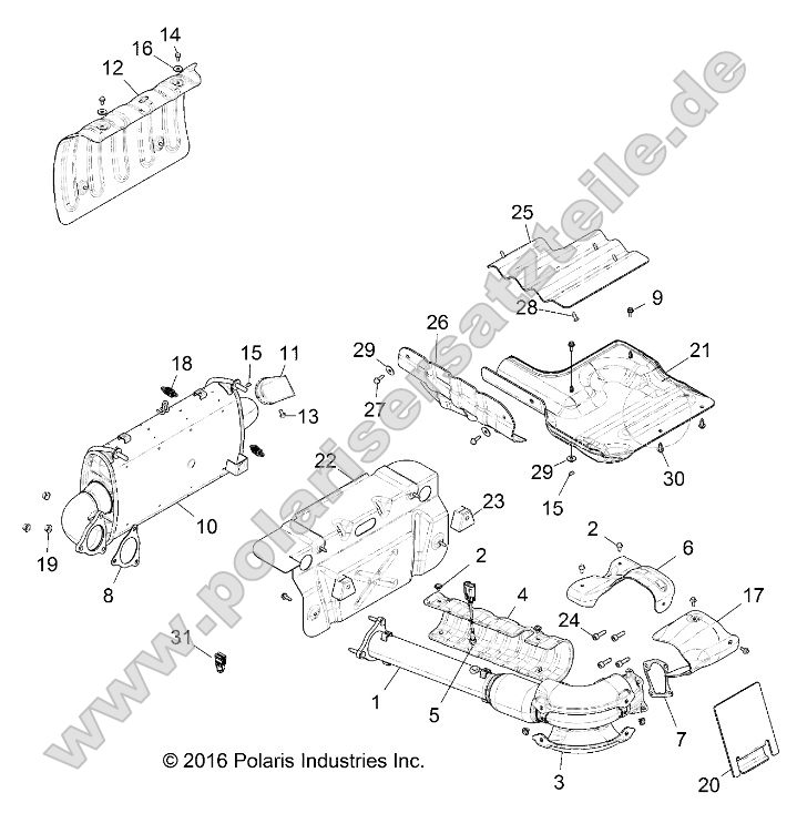 Engine, Exhaust System Engine, Exhaust System