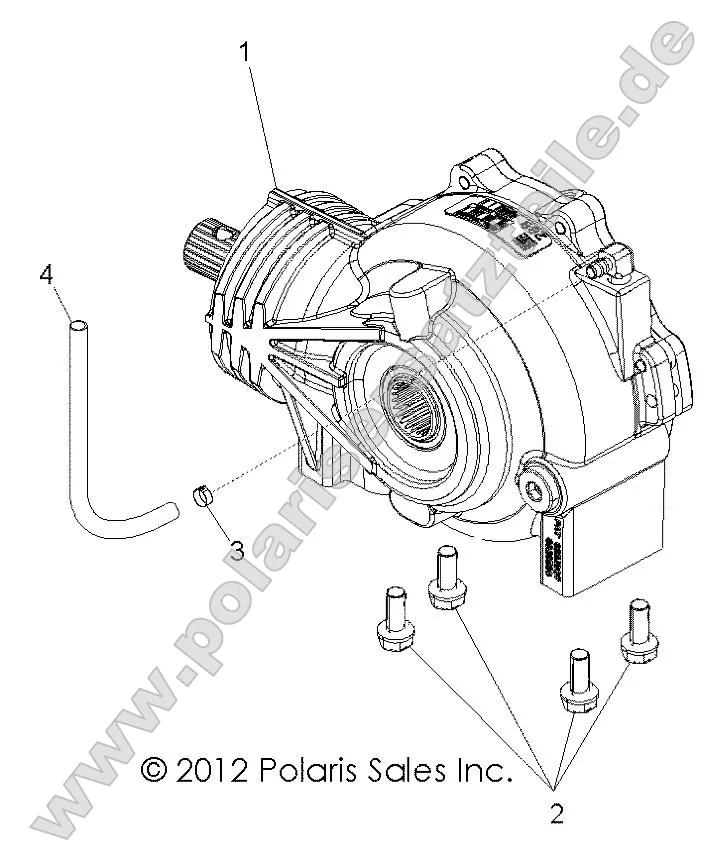 Drive Train, Front Gearcase Drive Train, Front Gearcase