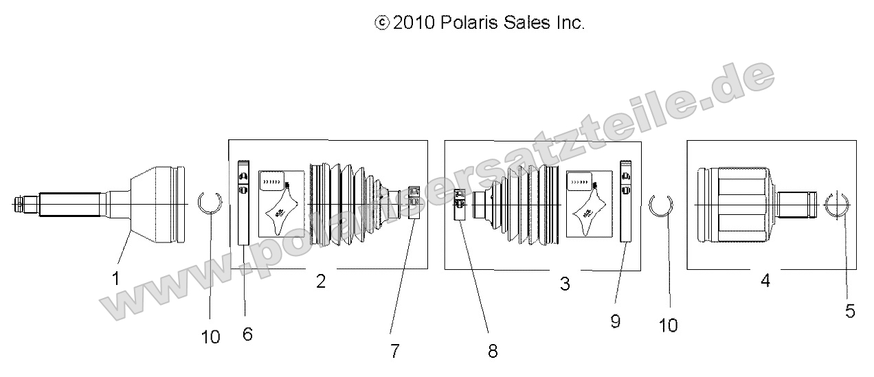 Drive Train, Front Drive Shaft Drive Train, Front Drive Shaft