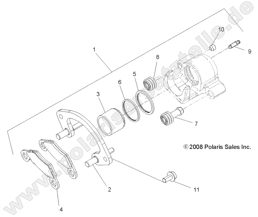 BRAKES, FRONT CALIPER BRAKES, FRONT CALIPER