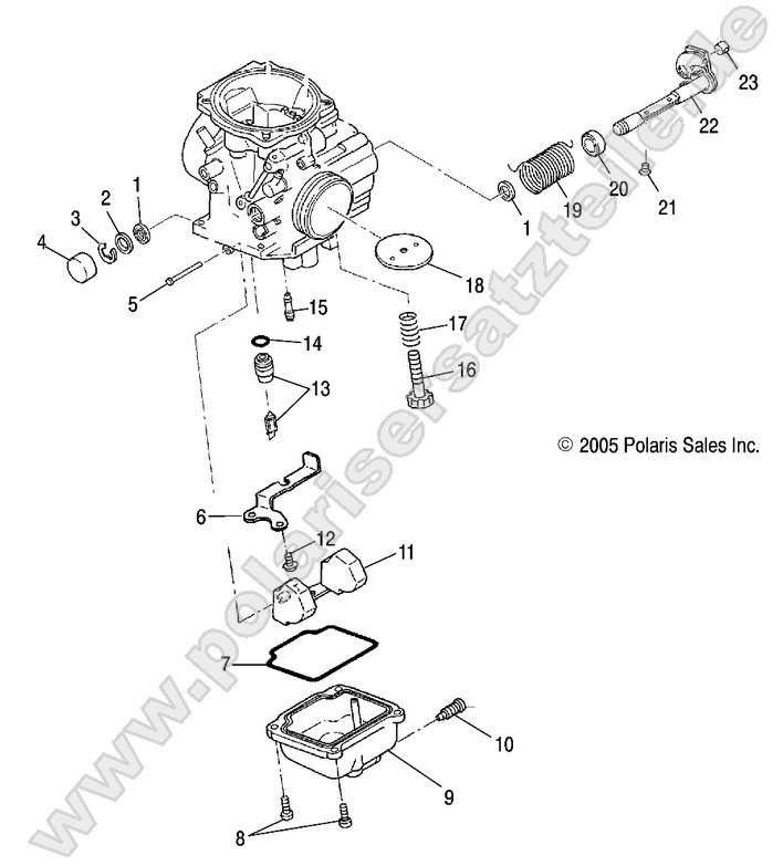 CARBURETOR, LOWER CARBURETOR, LOWER