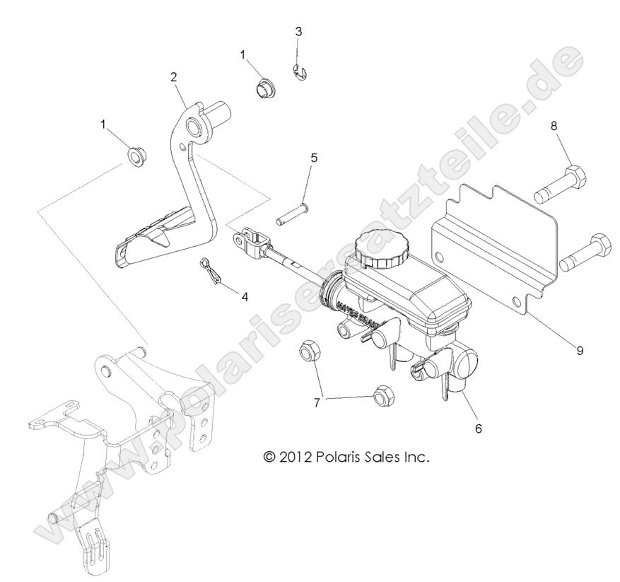 BRAKES, PEDAL and MASTER CYLINDER BRAKES, PEDAL and MASTER CYLINDER