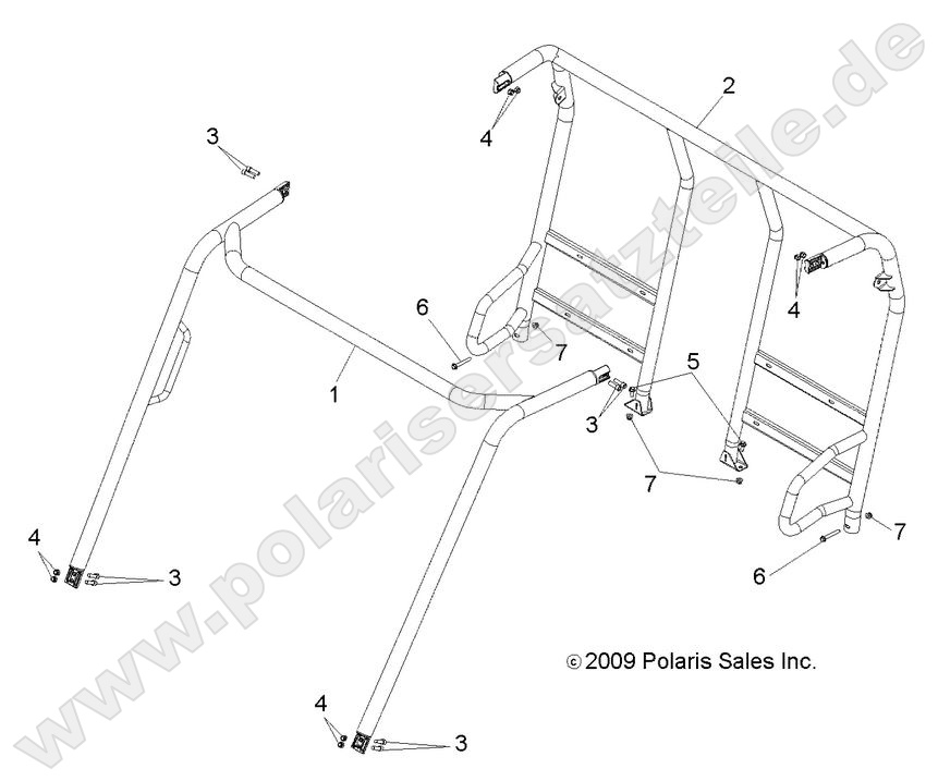 CHASSIS, CAB FRAME