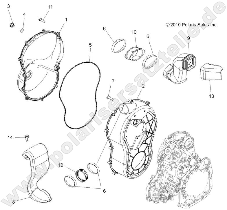 BODY, CLUTCH COVER BODY, CLUTCH COVER