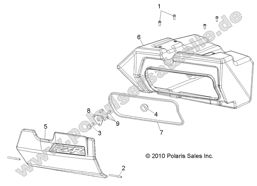 BODY, GLOVEBOX BODY, GLOVEBOX