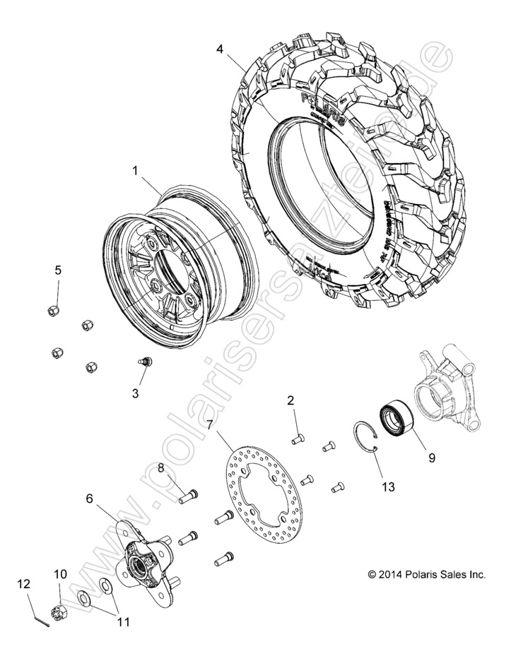 WHEELS, REAR WHEELS, REAR
