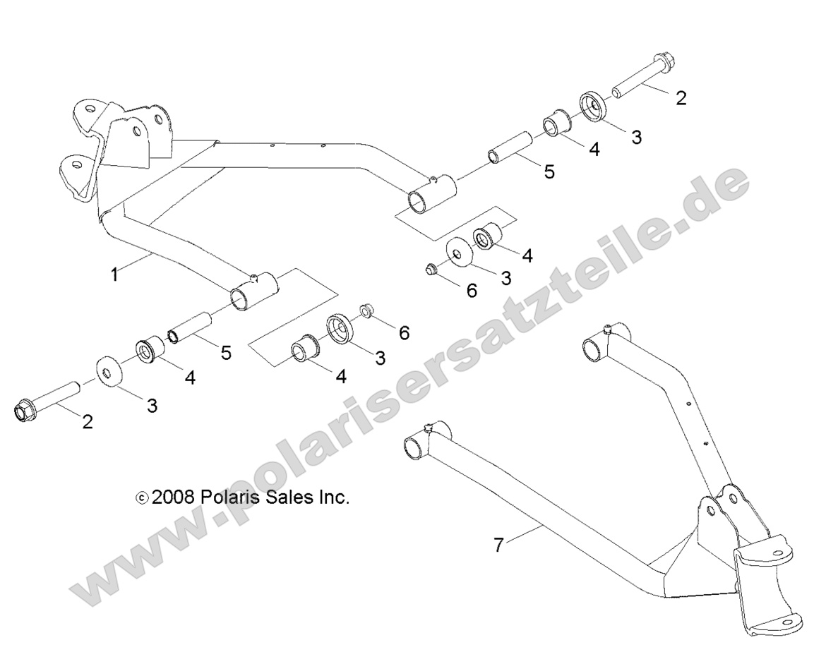 SUSPENSION, CONTROL ARM, FRONT SUSPENSION, CONTROL ARM, FRONT