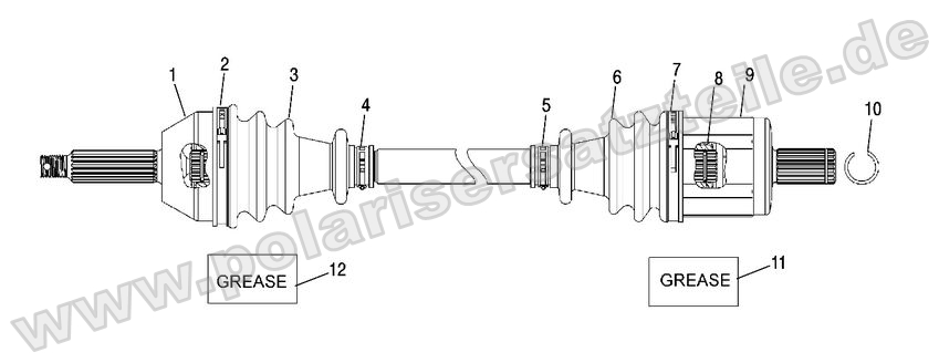 Shaft, Drive, Front