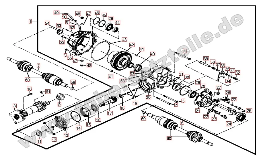 Differenzial hinten Differenzial hinten