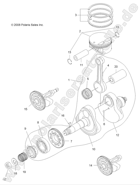 ENGINE, CRANKSHAFT and PISTON