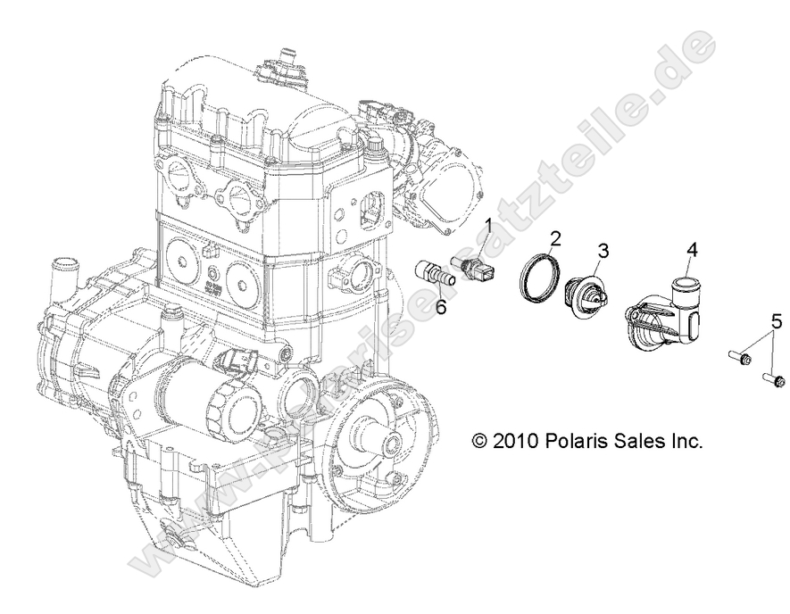ENGINE, THERMOSTAT ENGINE, THERMOSTAT