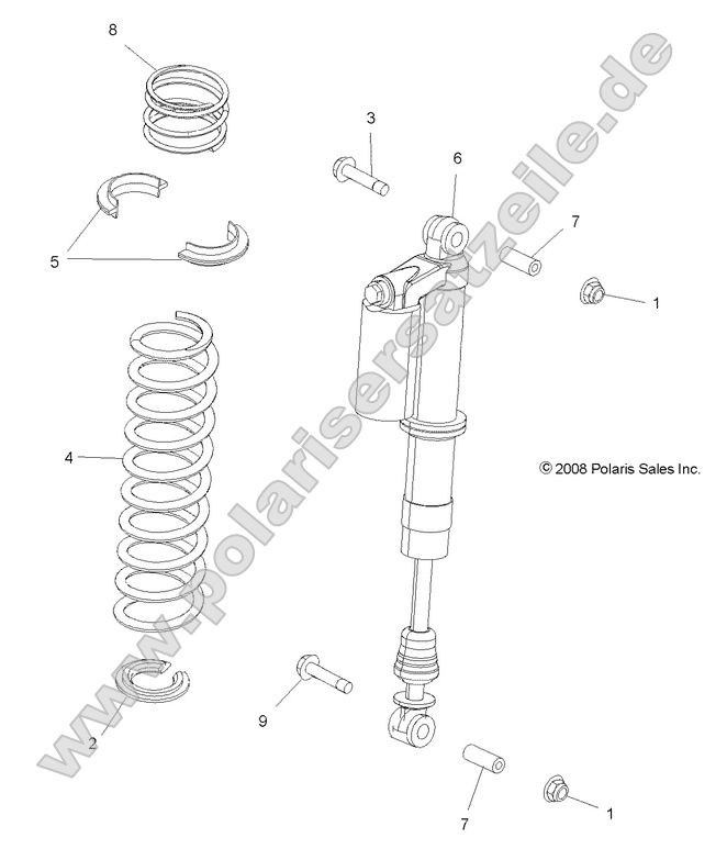 SUSPENSION, FRONT SHOCK MOUNTING SUSPENSION, FRONT SHOCK MOUNTING