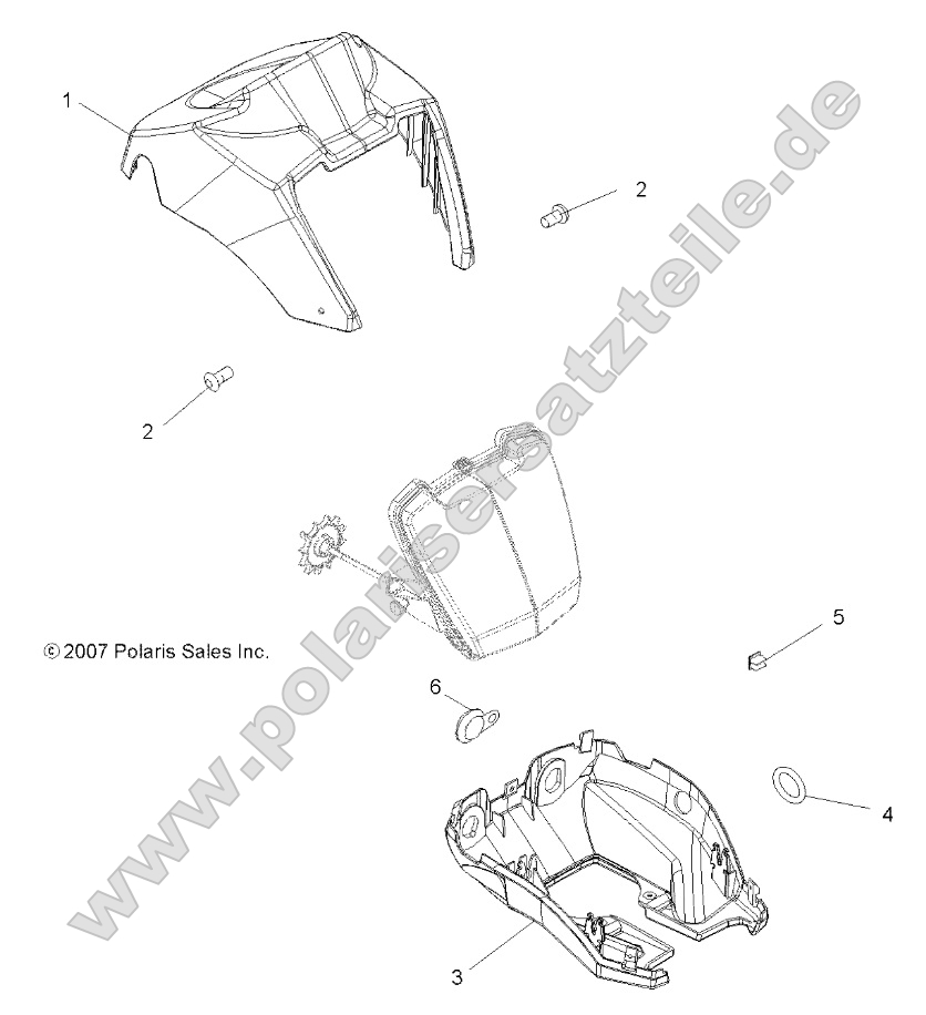 Body, Headlight Pod Body, Headlight Pod