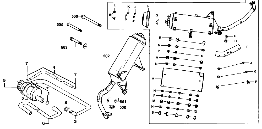Auspuff & Sekundärluftsystem Auspuff & Sekundärluftsystem