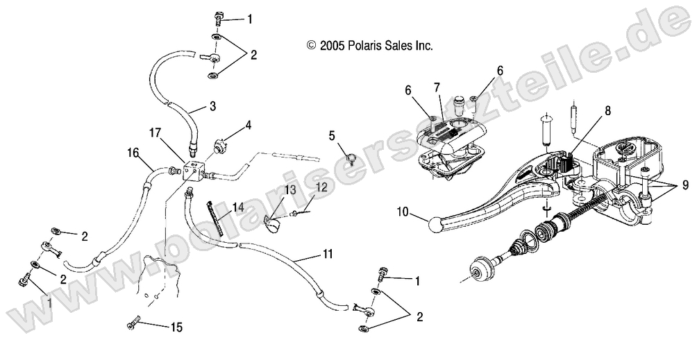 CONTROLS - MASTER CYLINDER/BRAKE LINE CONTROLS - MASTER CYLINDER/BRAKE LINE