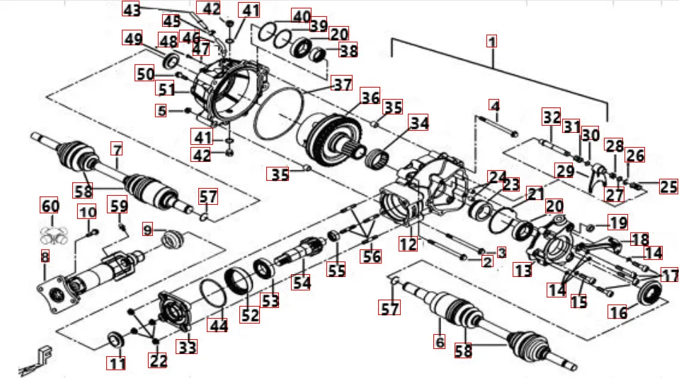 Differential hinten Differential hinten