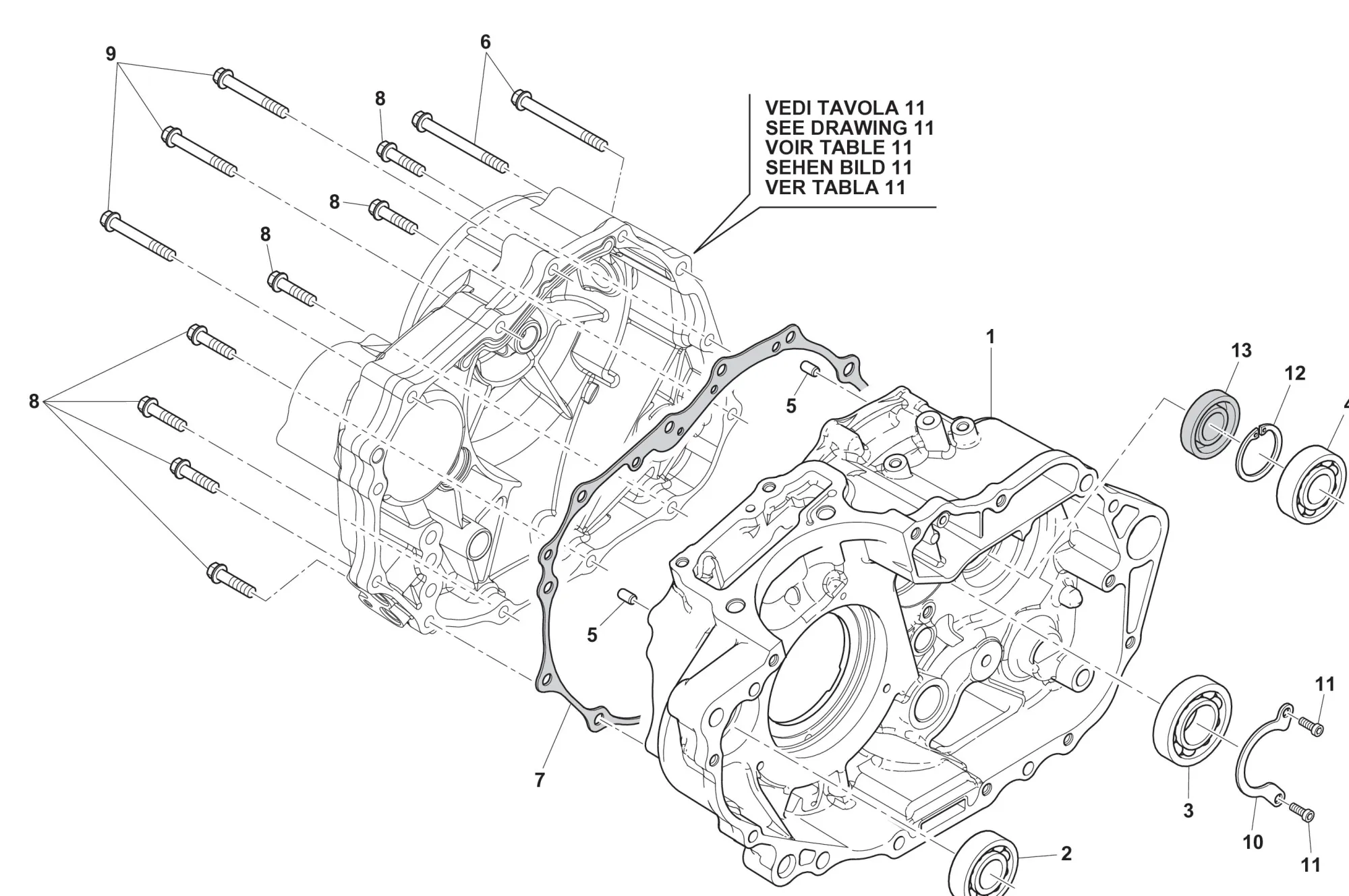 Motordeckel rechts Motordeckel rechts