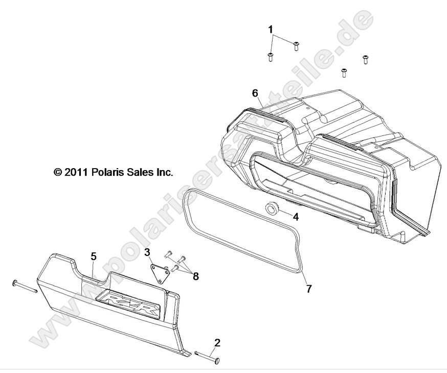 BODY, GLOVEBOX BODY, GLOVEBOX