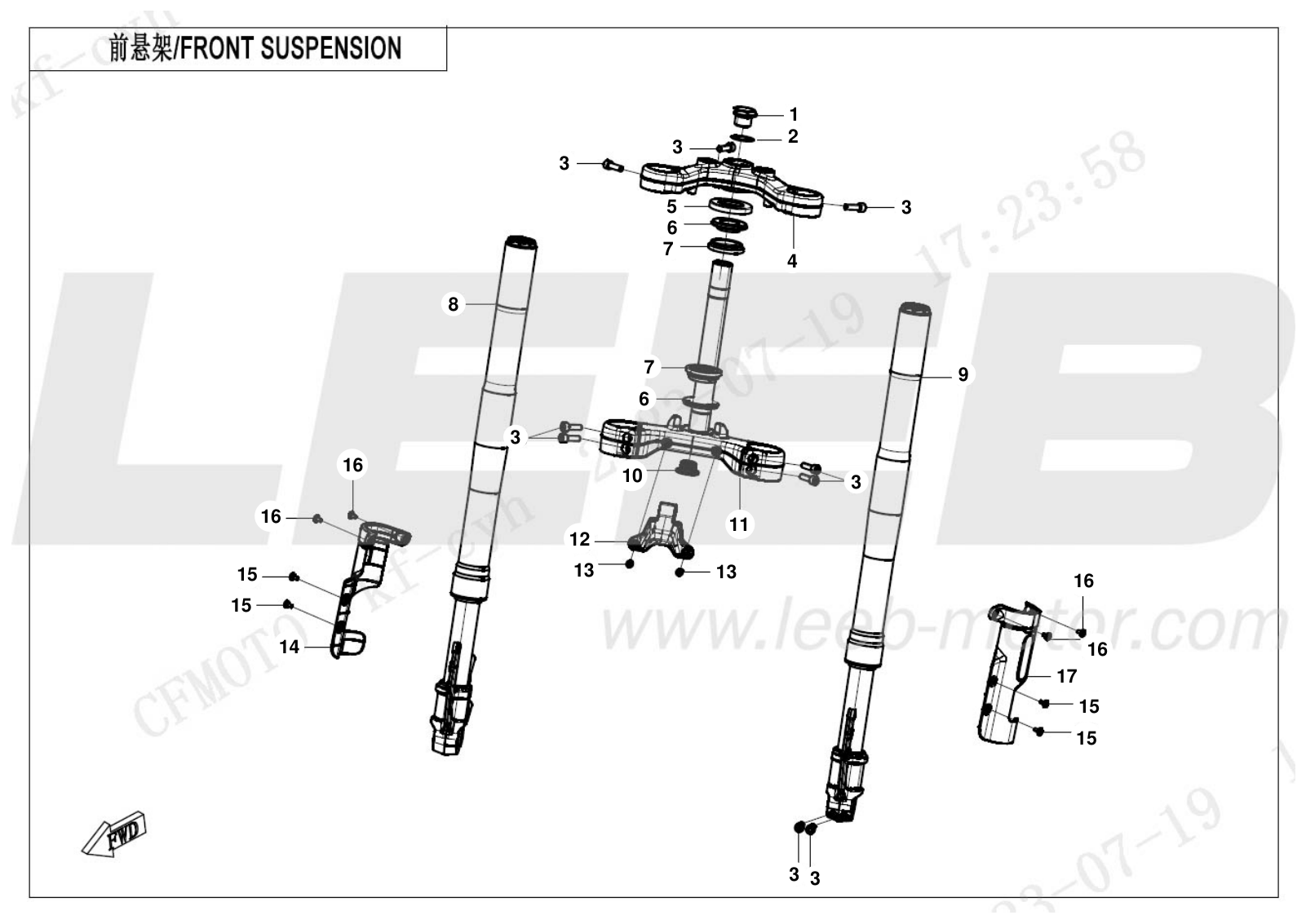 F05 FRONT SUSPENSION F05 FRONT SUSPENSION