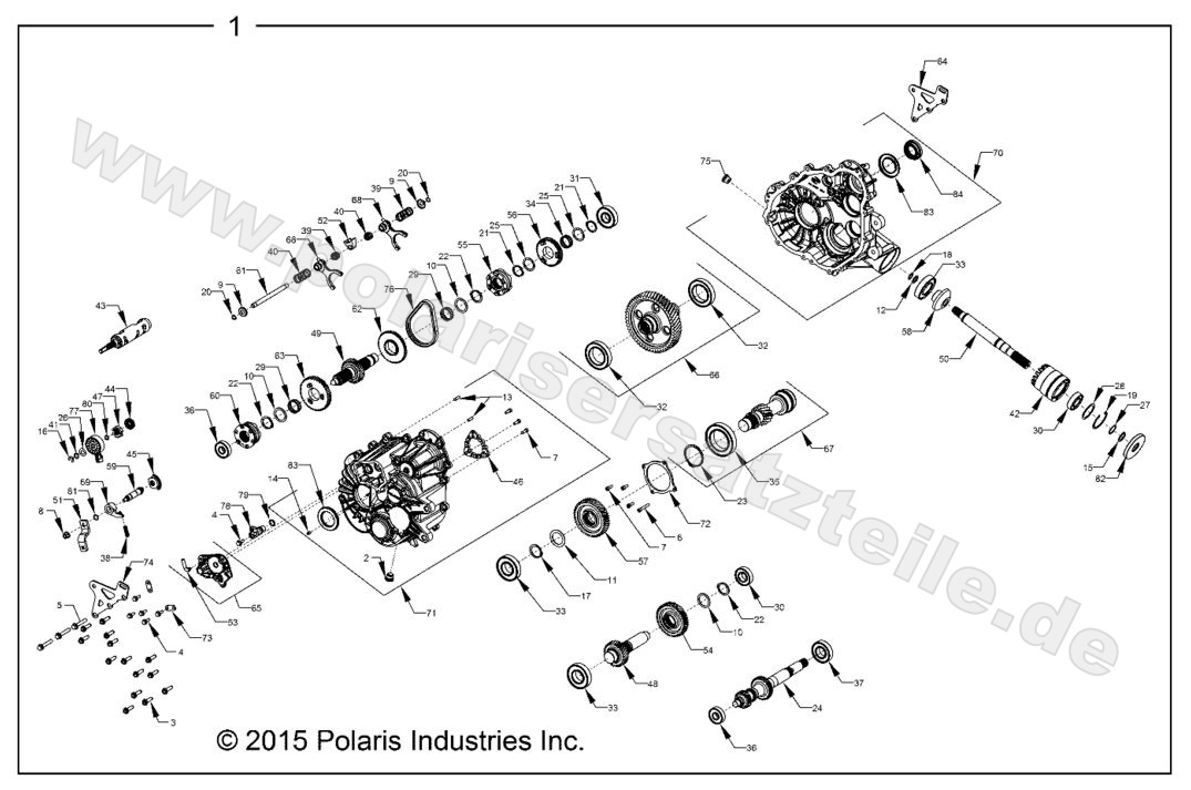 DRIVE TRAIN, MAIN GEARCASE INTERNALS DRIVE TRAIN, MAIN GEARCASE INTERNALS