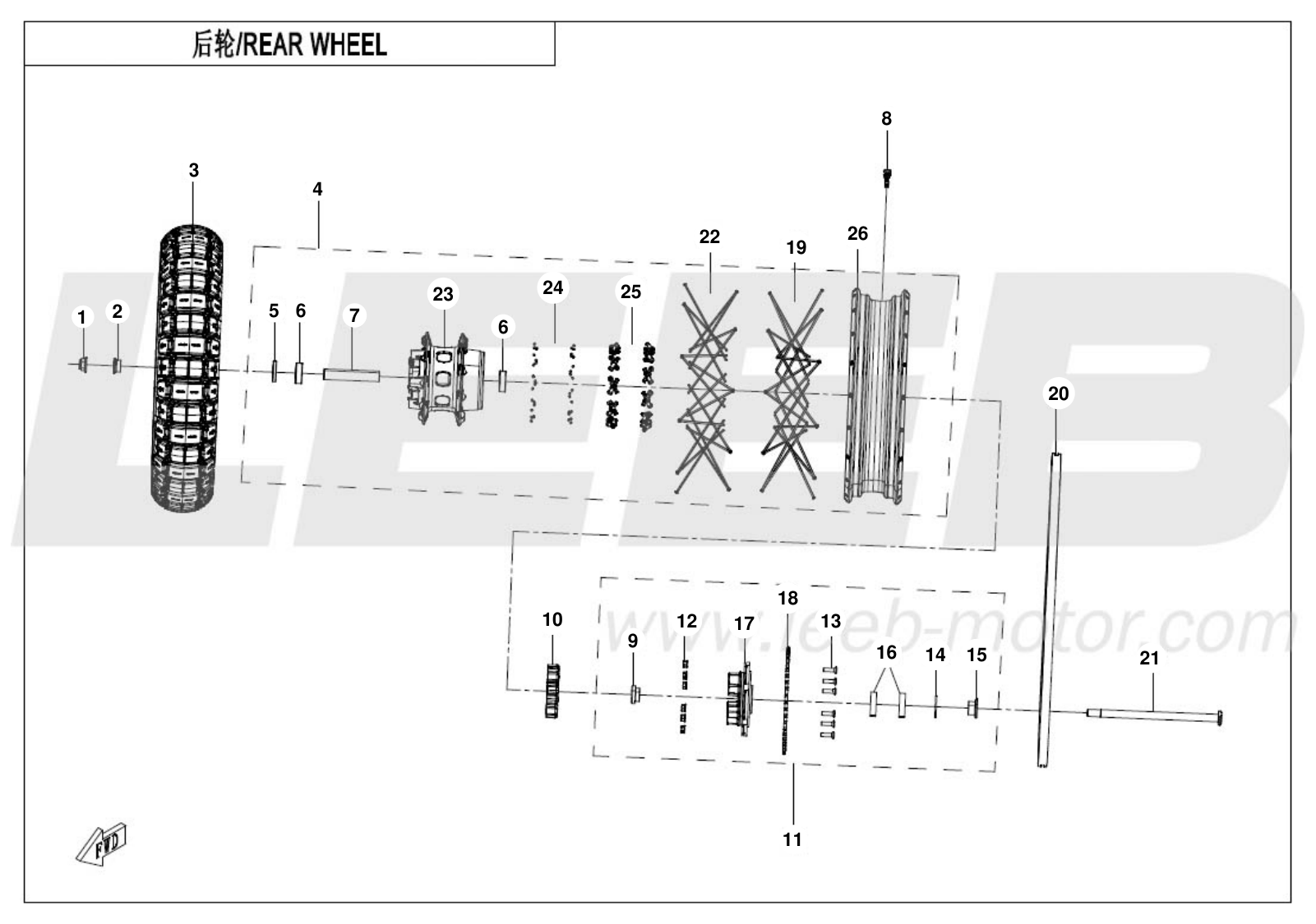F11 REAR WHEEL