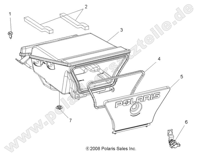 BODY, STORAGE BOX, REAR BODY, STORAGE BOX, REAR