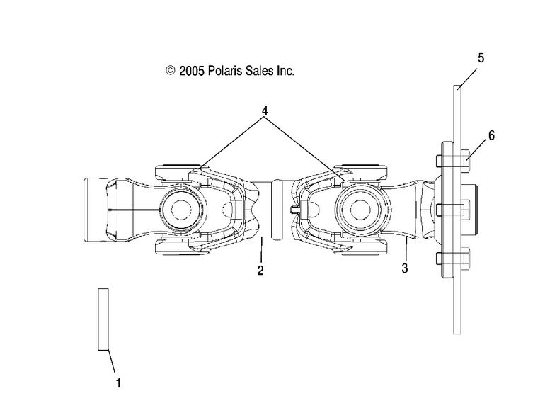 SHAFT, PROP, REAR