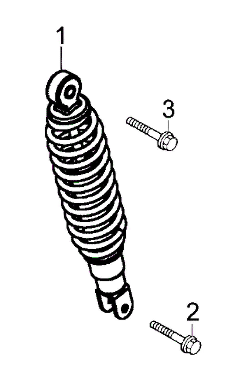 Stossdämpfer hinten Stossdämpfer hinten