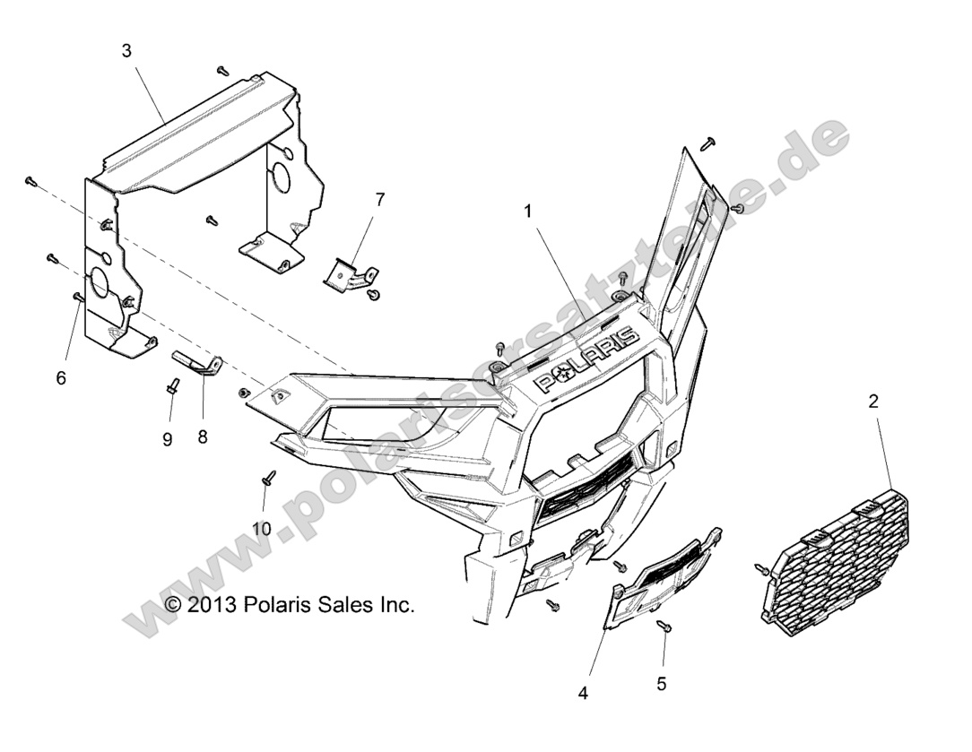 BODY, FRONT BUMPER BODY, FRONT BUMPER