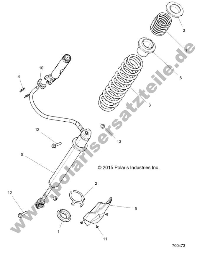 SUSPENSION, REAR SHOCK MOUNTING SUSPENSION, REAR SHOCK MOUNTING