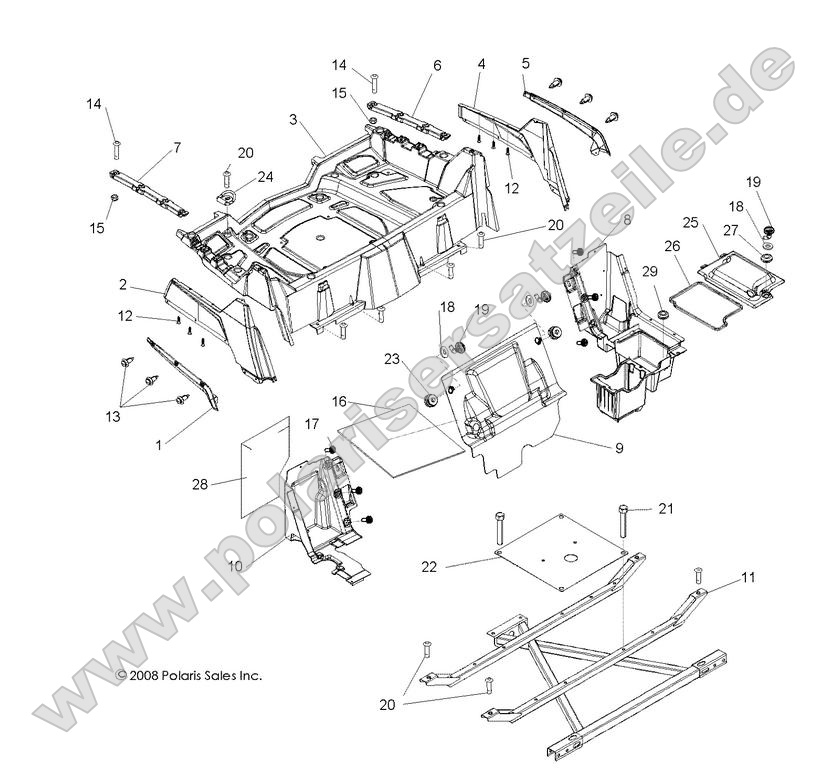 body rear rack and fenders body rear rack and fenders