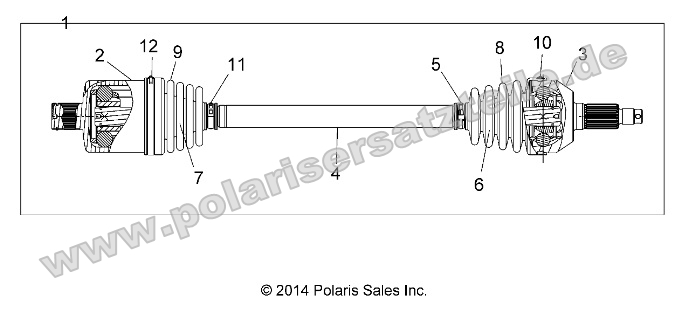 Drive Train, Rear Half Shaft Drive Train, Rear Half Shaft