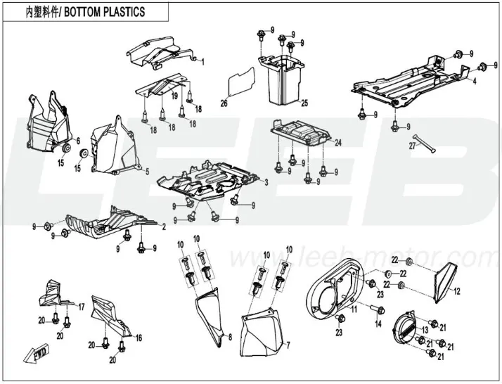 Verkleidung Unterboden