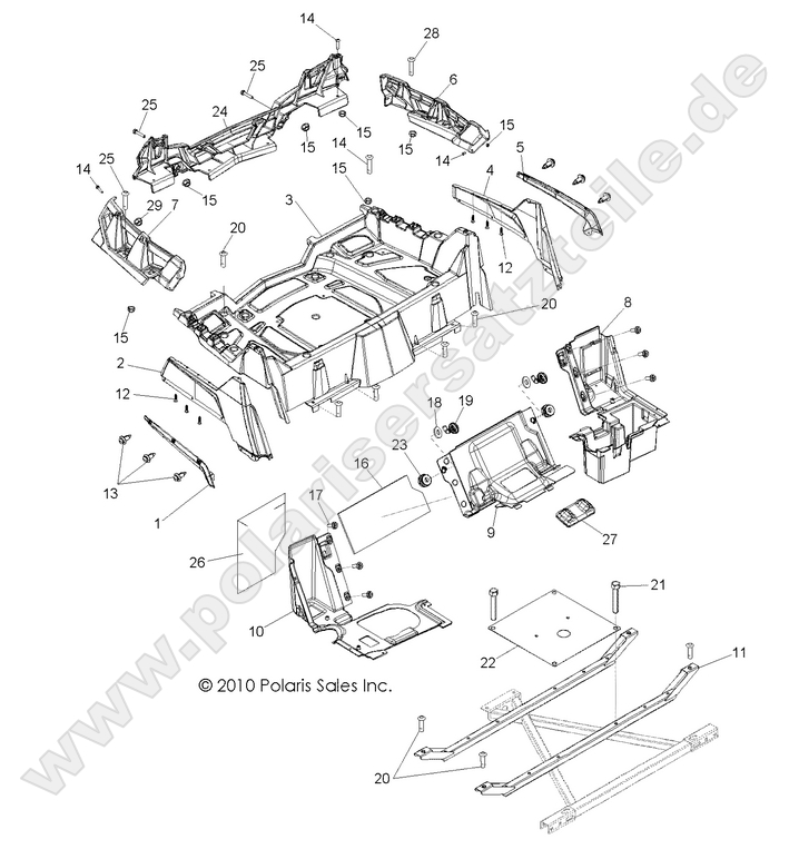 BODY, REAR RACK and FENDERS BODY, REAR RACK and FENDERS