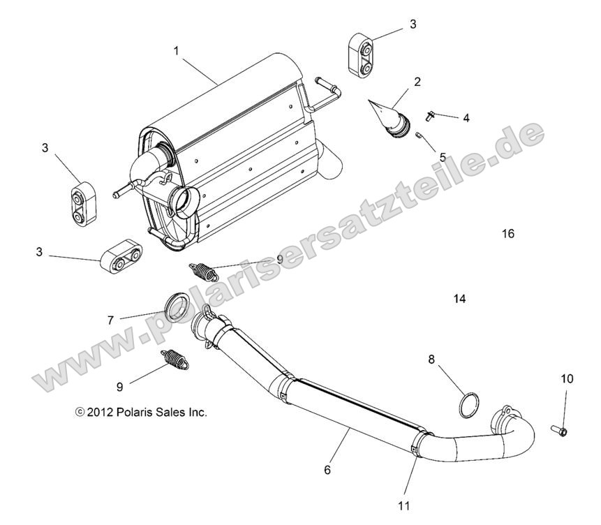 ENGINE, EXHAUST SYSTEM ENGINE, EXHAUST SYSTEM