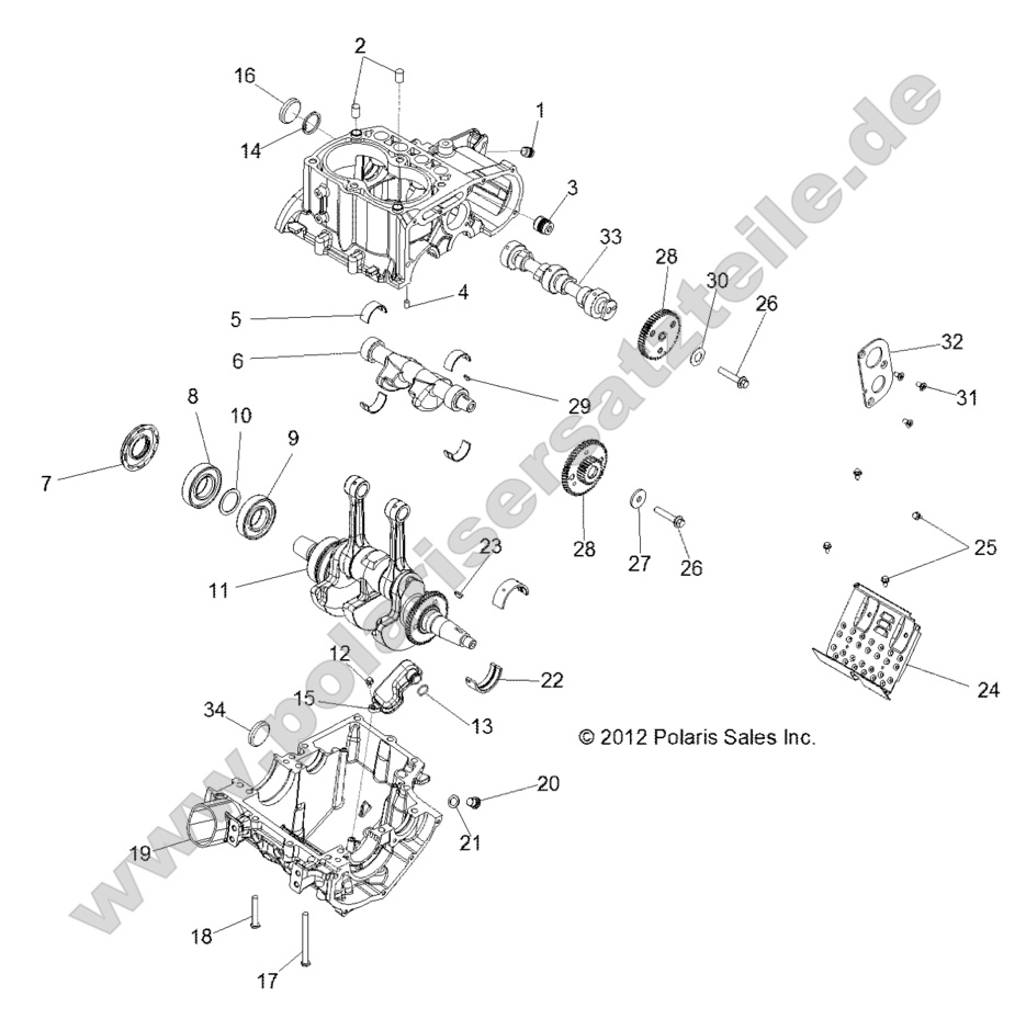 ENGINE, CRANKCASE and CRANKSHAFT ENGINE, CRANKCASE and CRANKSHAFT