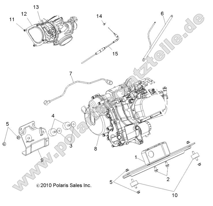 Engine, Mounting