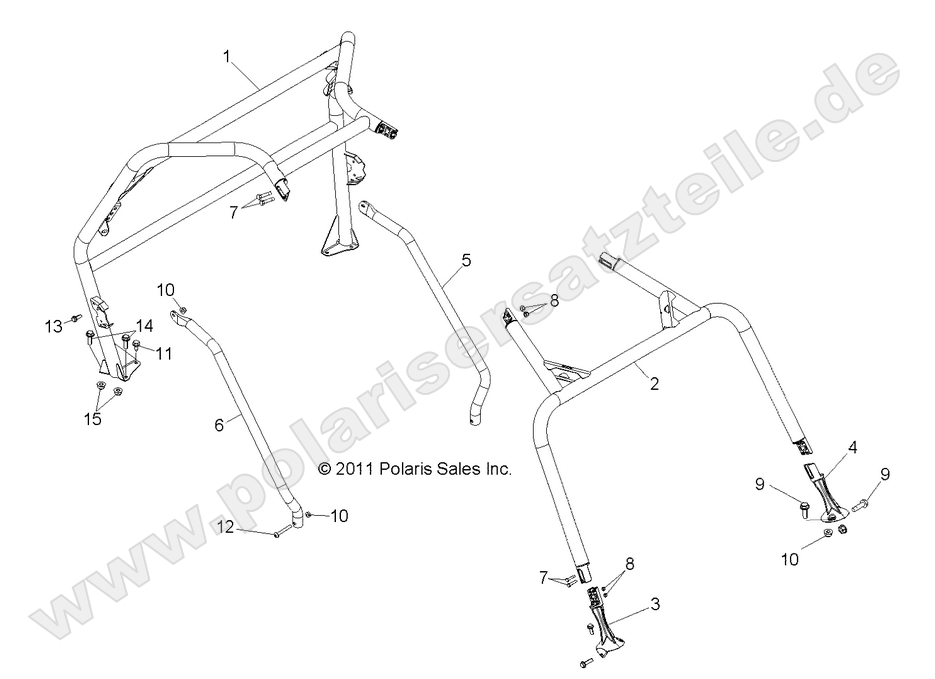 CHASSIS, CAB FRAME and SIDE BARS CHASSIS, CAB FRAME and SIDE BARS