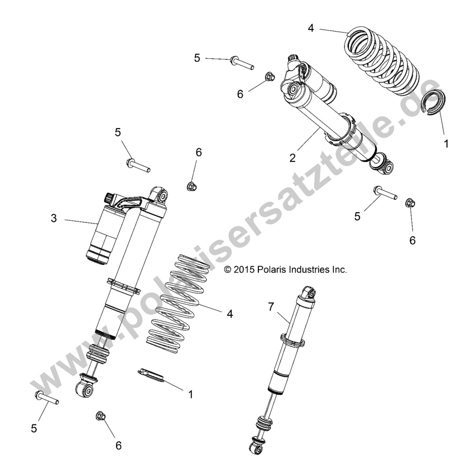 SUSPENSION, FRONT SHOCK MOUNTING SUSPENSION, FRONT SHOCK MOUNTING