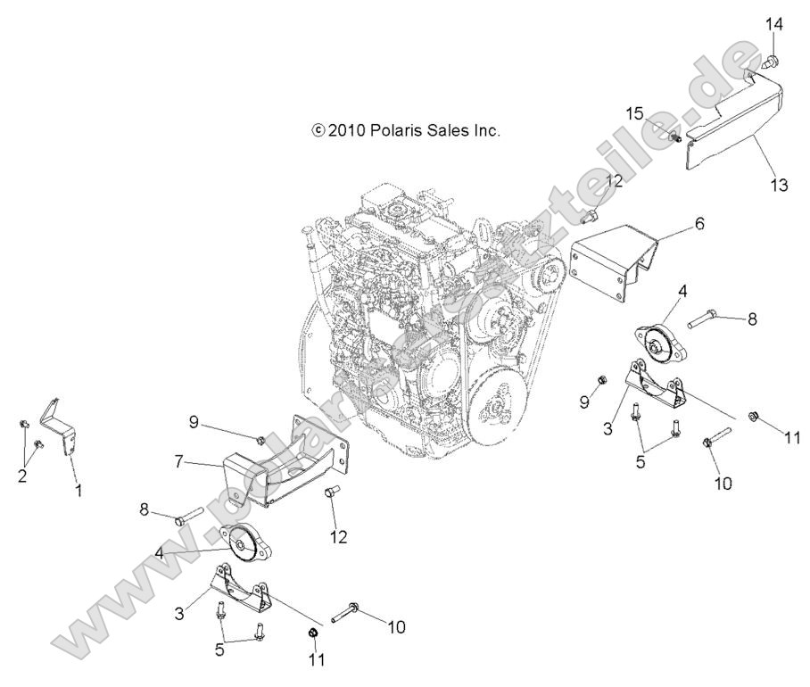 Engine, Mounting